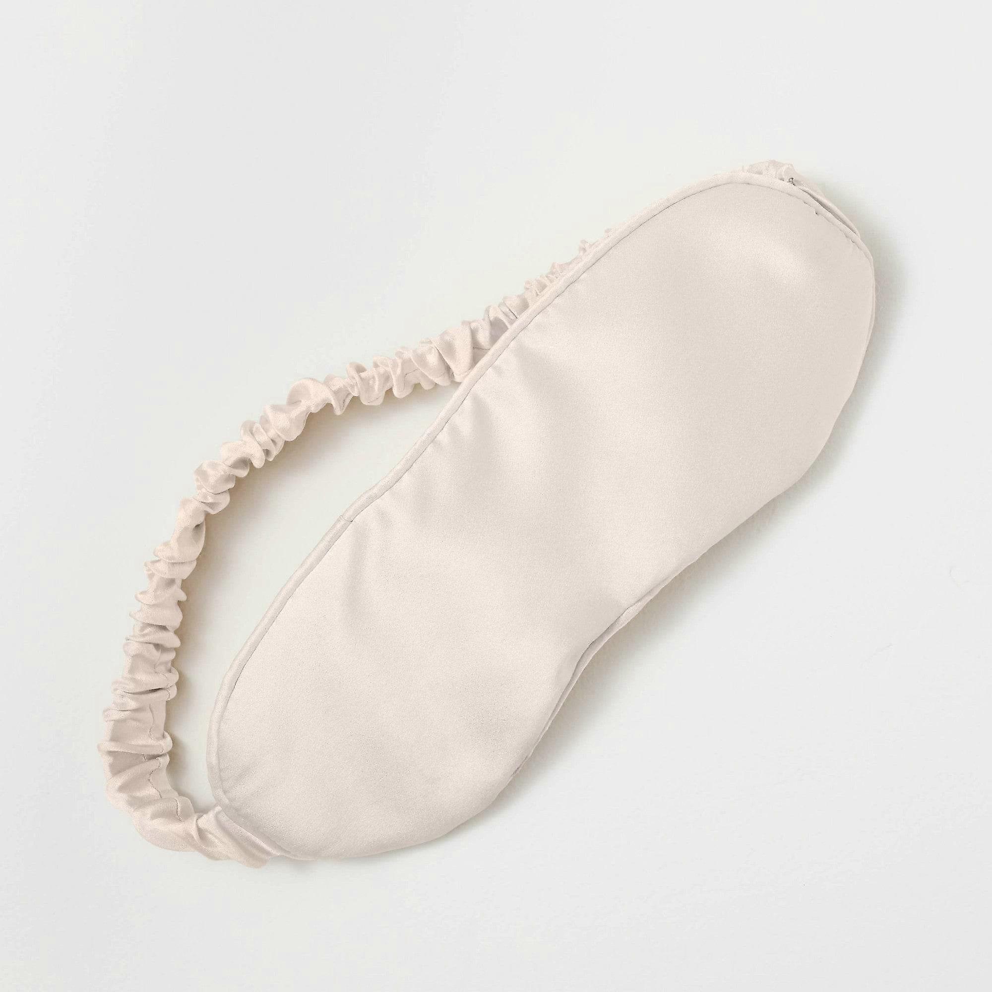 Casaluna Solid Silk Eye Mask, Natural, 1 Ea