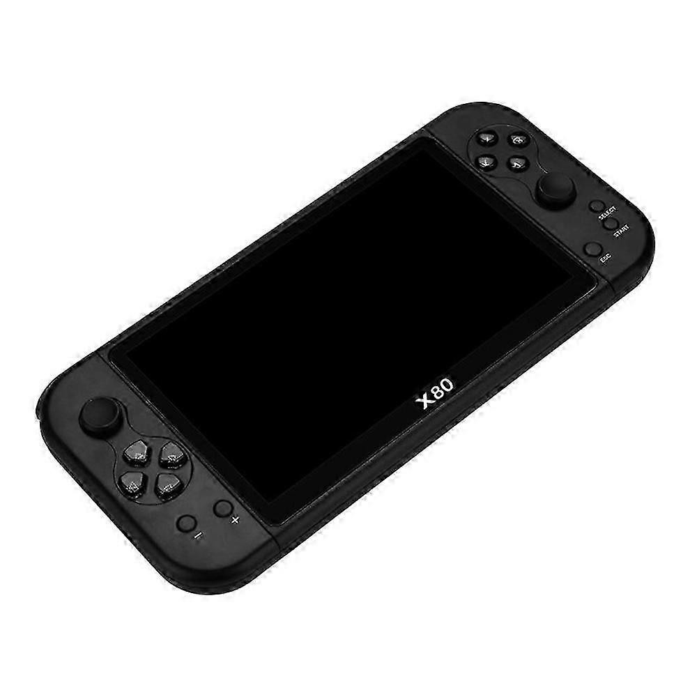 Console di gioco X80 Scheda portatile da 7 pollici Palmare arcade classico a grande schermo