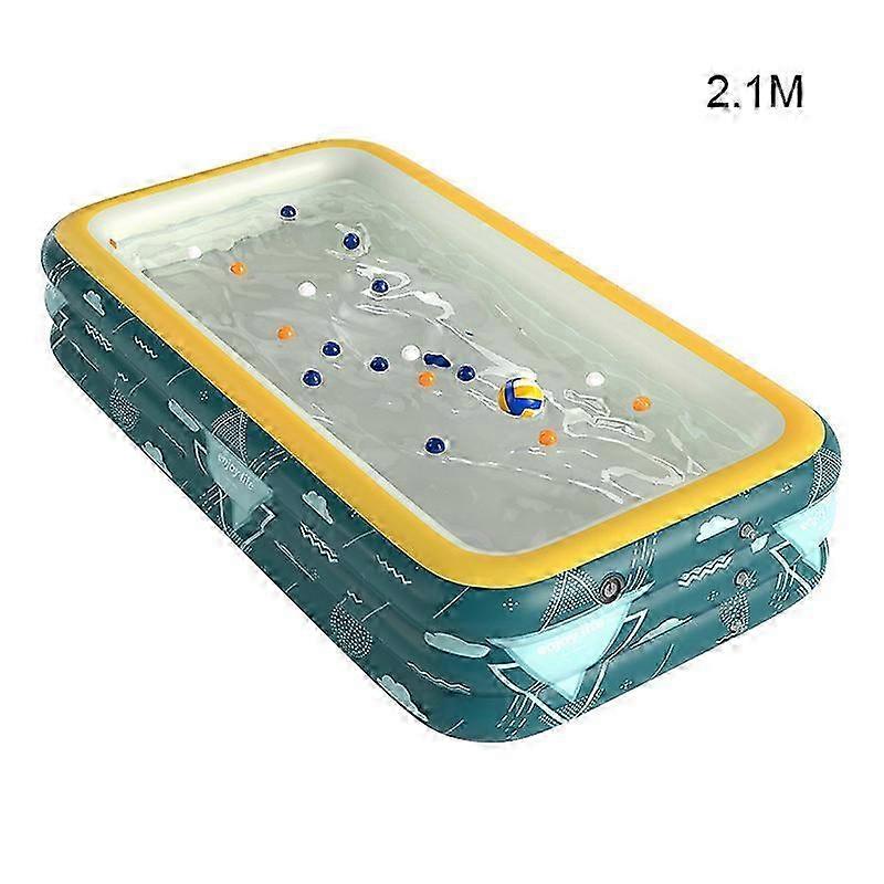 Inflatable Swimming Pool with Automatic Inflation Large Capacity Storage Outdoor