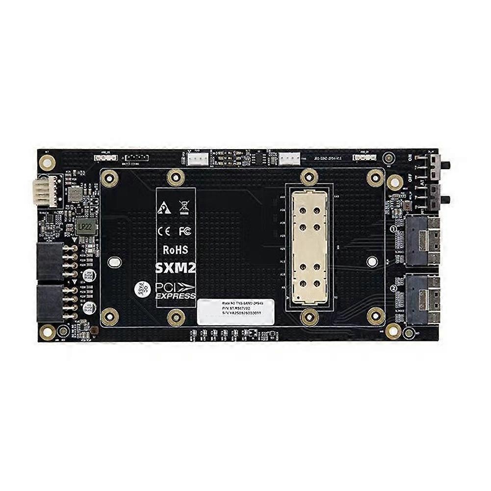 SlimSAS to SXM2 Adapter V100 SXM2 Single-Slot X16 Straight-Through Baseboard 8654 Interface for External Graphics Card