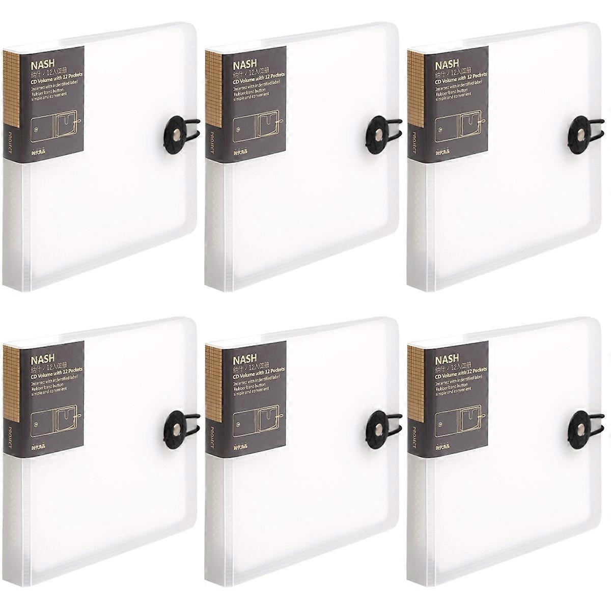 72 Capacity CD Bag Transparent DVD Case Purses Storage Holder Container Organizer