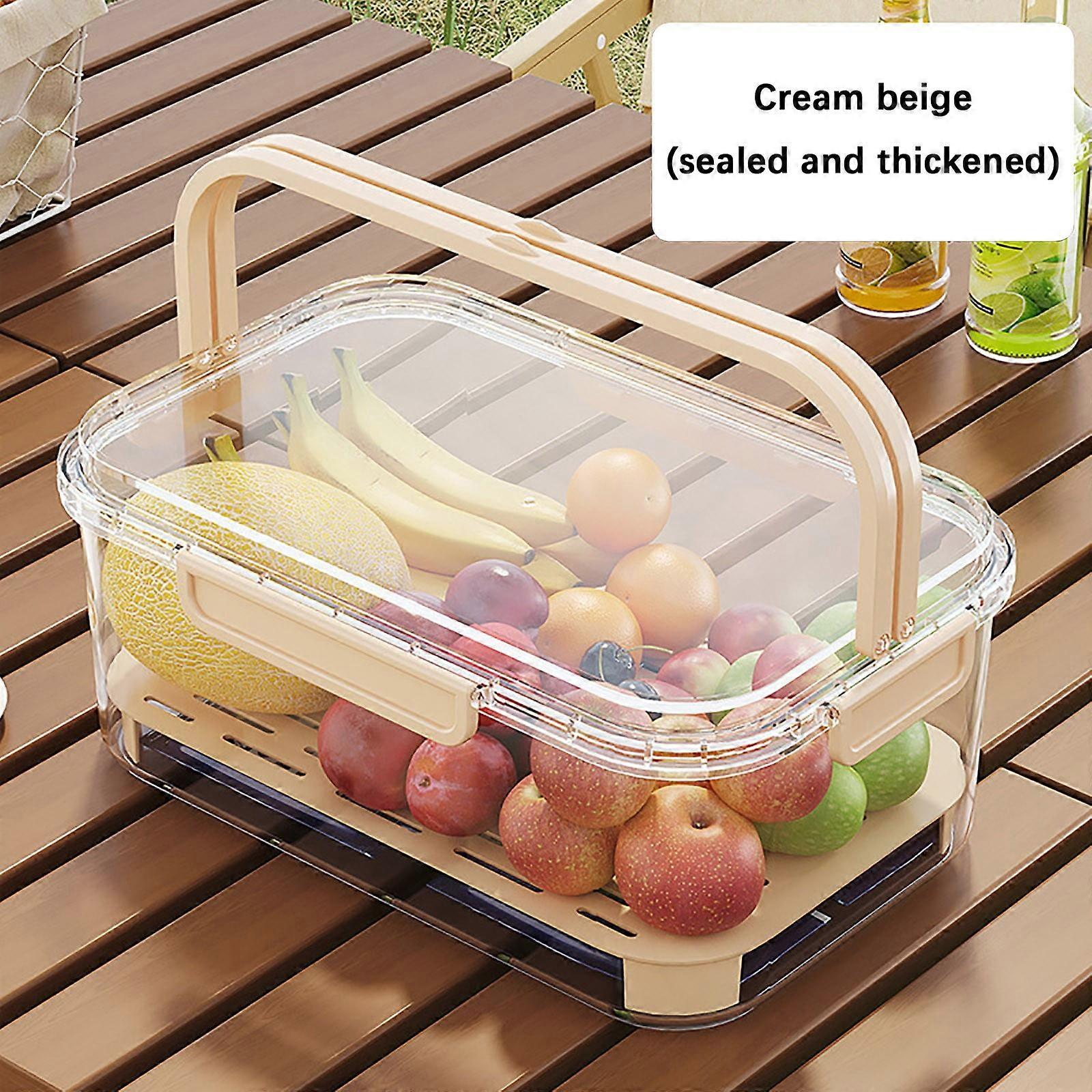 Giyblacko Transparent Food Storage Container With Flexible Buckle Suitable For Freezing Compartment Design For And Storage