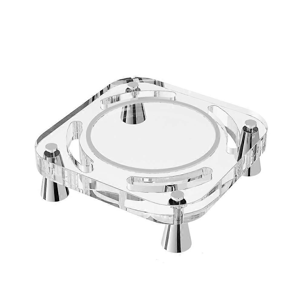 Acrylic Stand for Mac Mini M4, Desktop Anti-Slip Base for Mac Mini4, Hollowed Avoid Overheating