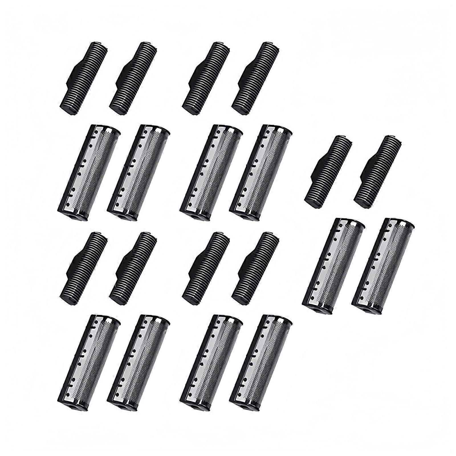 5 Pack Clipper Blade Replacement for Electric Shaver, Silver Razor Cutter Net Set for Men