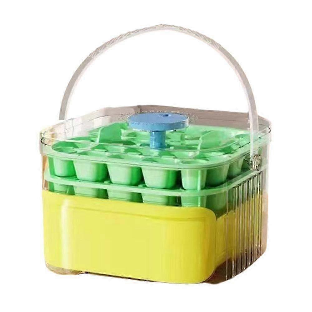 Large Ice Cube Mold Double-layer Ice Maker Multifunctional Ice Cube Mold