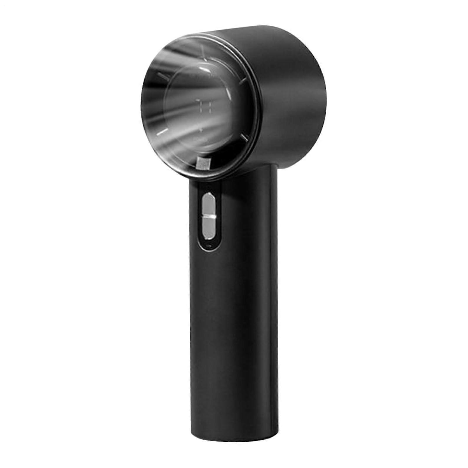 Portable Handheld Fan Rechargeable with 100 Speed Settings and Digital Display for Indoor Outdoor Use Black