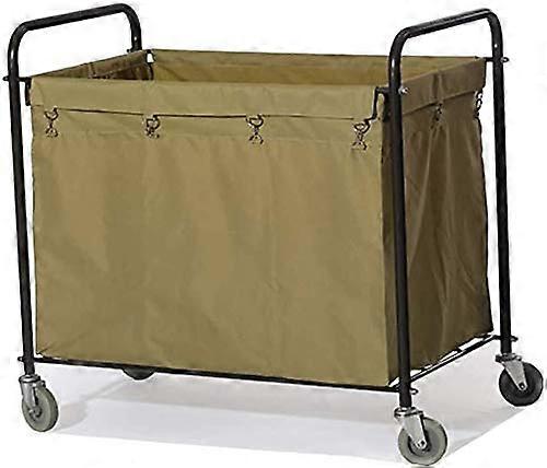 Laundry Cart with Removable Bag and HeavyDuty Rolling Wheels for Sorting Clothes, Yellow