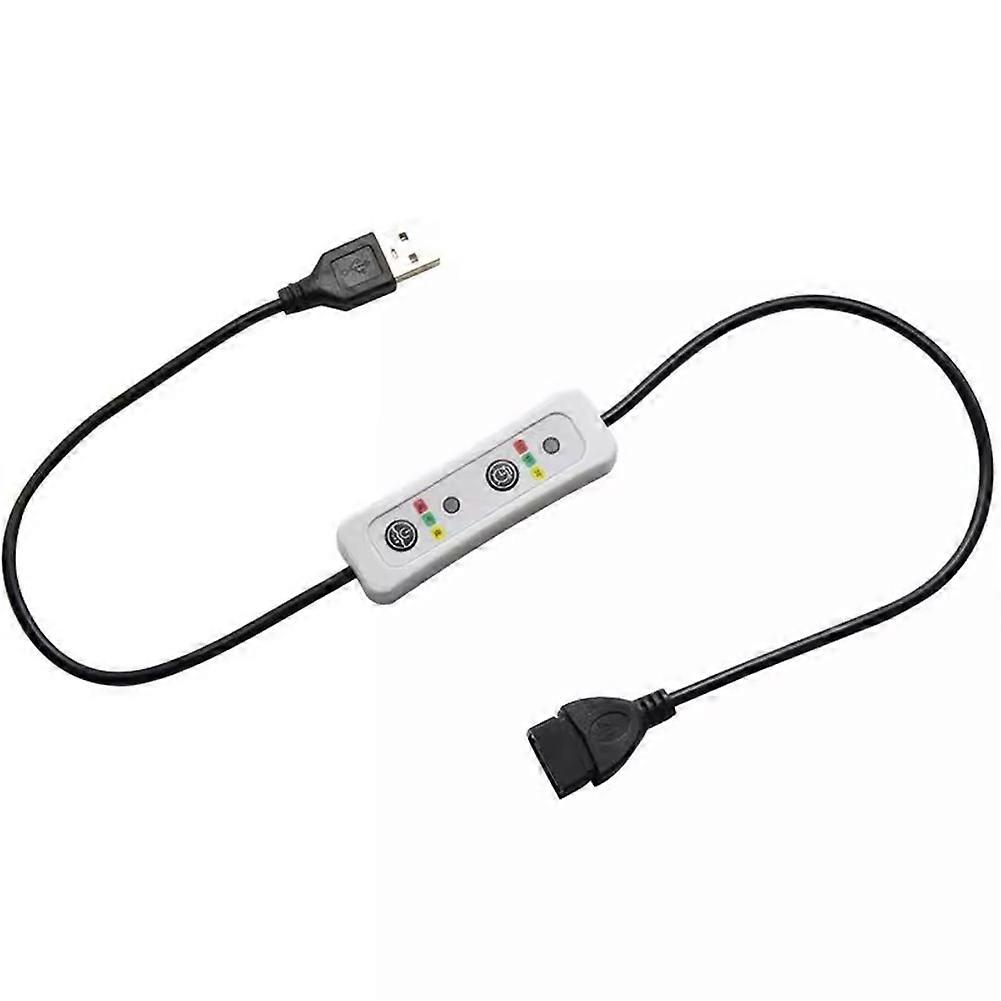 Universal 5V USB Extension Remote Control 3-Speed Timing Switch Power Cable for USB Ceiling Fan USB LED Light Lamp