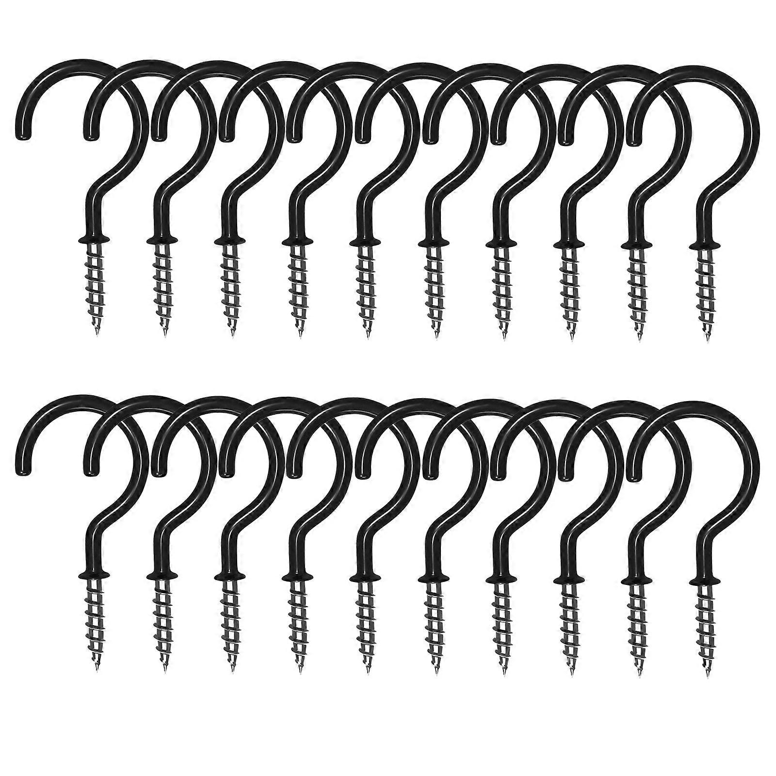 Ceiling Hook for Hanging Plant Baskets and Lights Iron Materials Easy Installation Multiple Application Multicolor