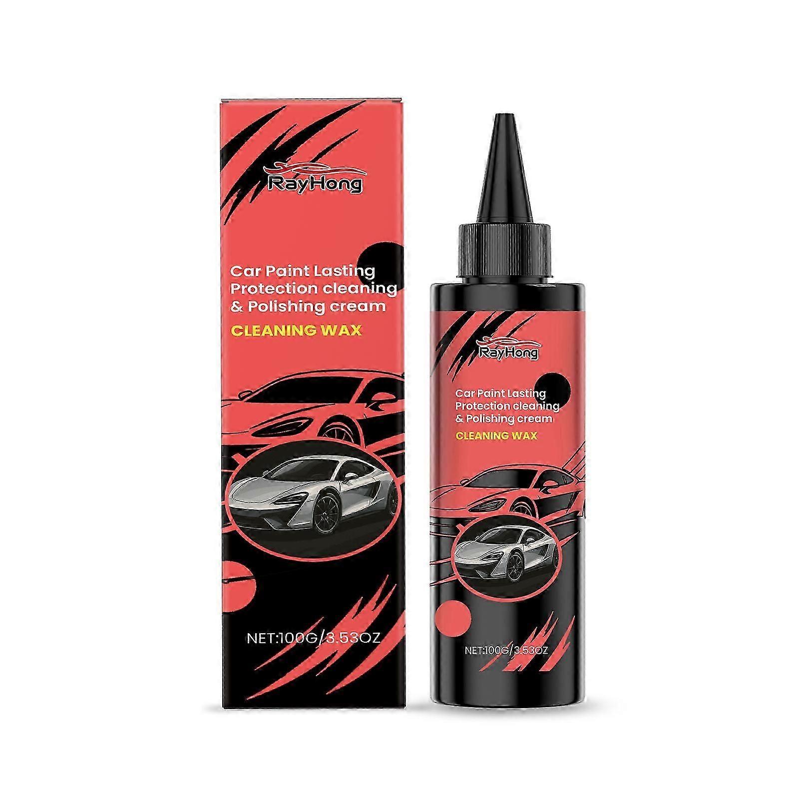 Car Scratch Polish Cream - Instant Minor Scratch Repair, Long-Lasting Protection & Mirror Shine - 100g, Easy Application for a Pristine, Glossy Finish