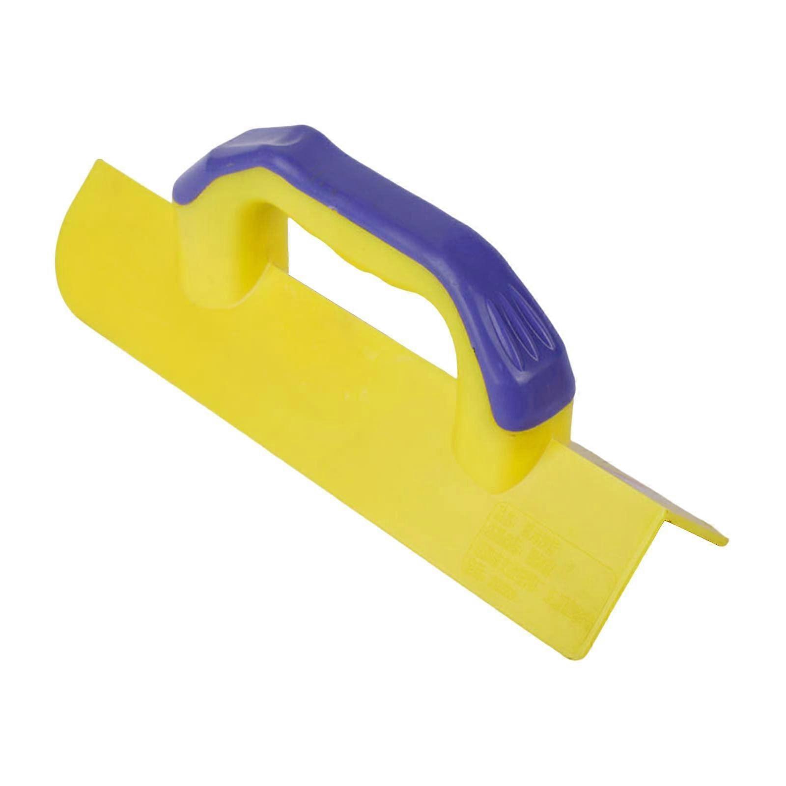 Drywall Corner Trowel with Ergonomic Comfort Grip for Precise Inside and Outside Corner Finishing