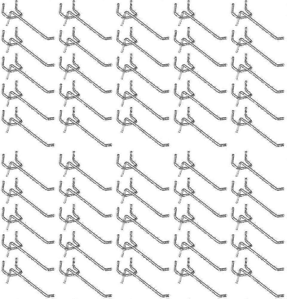 50 Pcs Pegboard Hooks,wall Shelf Hooks For Display Pegboard Garage Store Tools Storage Hanger Wall Shelf Hooks Nxn szsh02