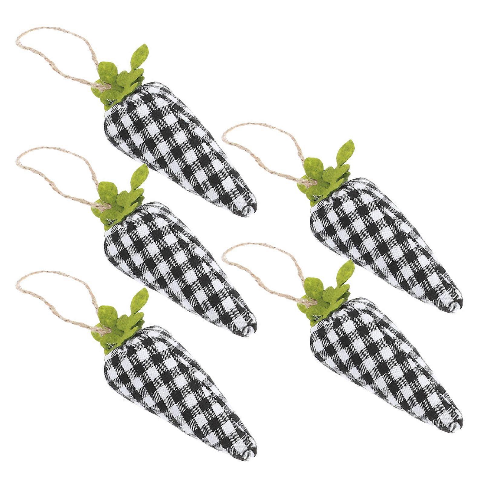 5pcs Easter Carrot Cloth Craft Decorations for Festival