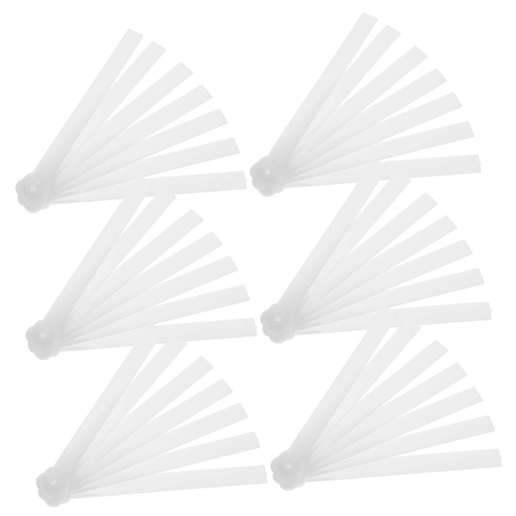 DIY Folding Fan Frame Kit  Durable Plastic Handheld Fan Handle for Crafts and Wedding Decorations