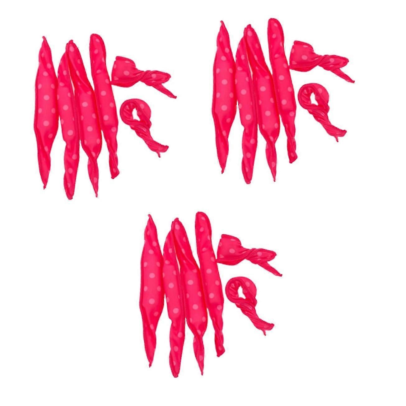 18pcs Sponge Hair Rollers Self Grip Curlers for Natural Waves and Reusable Styling