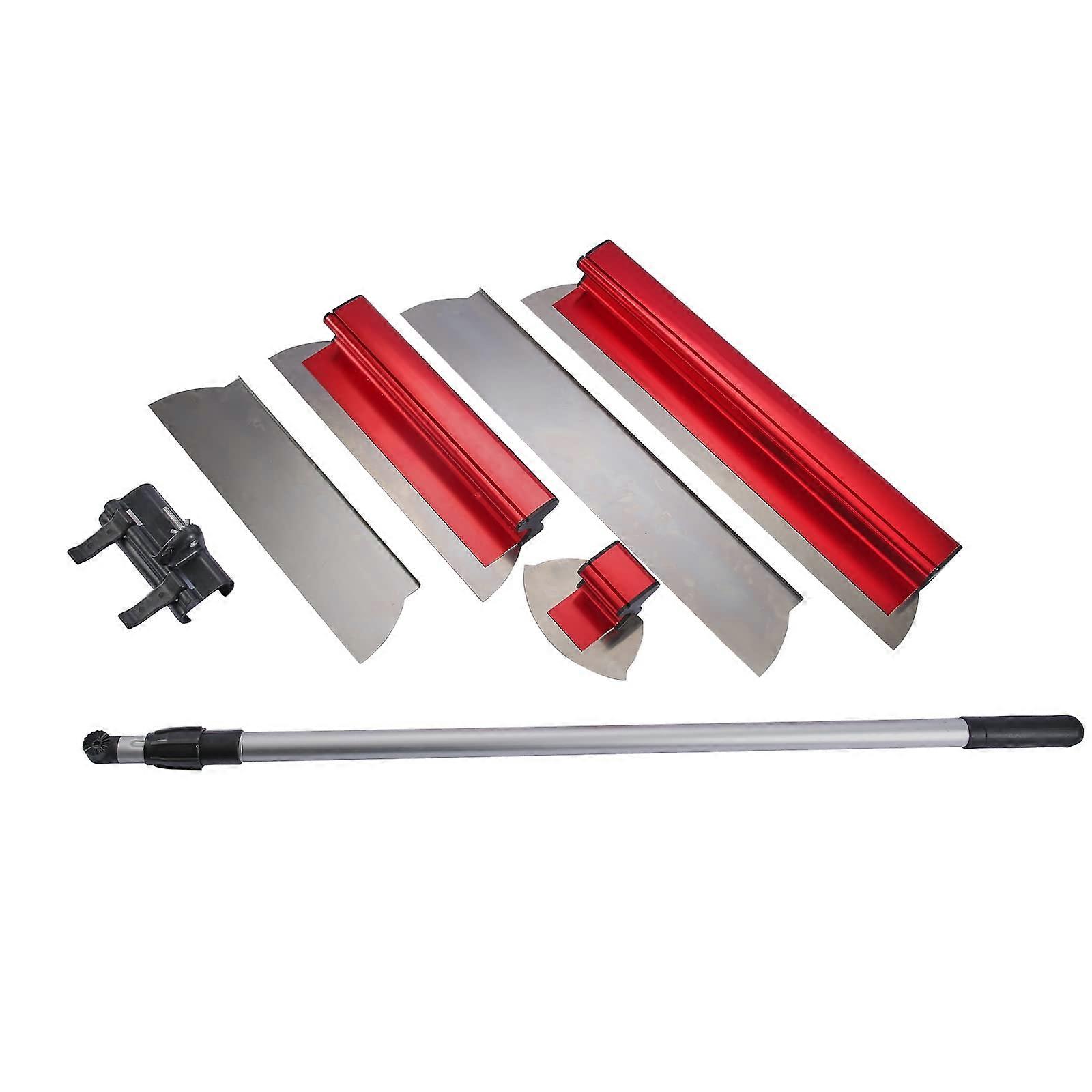 Drywall Skimming Blade Set with Extension Handle, ProGrade Stainless Steel for Smooth Wall Finish