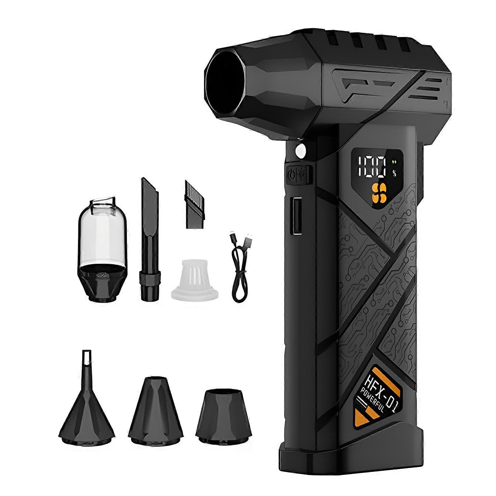 Compressed Air Duster Dust Remover For Computer/House/Outdoor/Car Removable Rechargeable Brushless