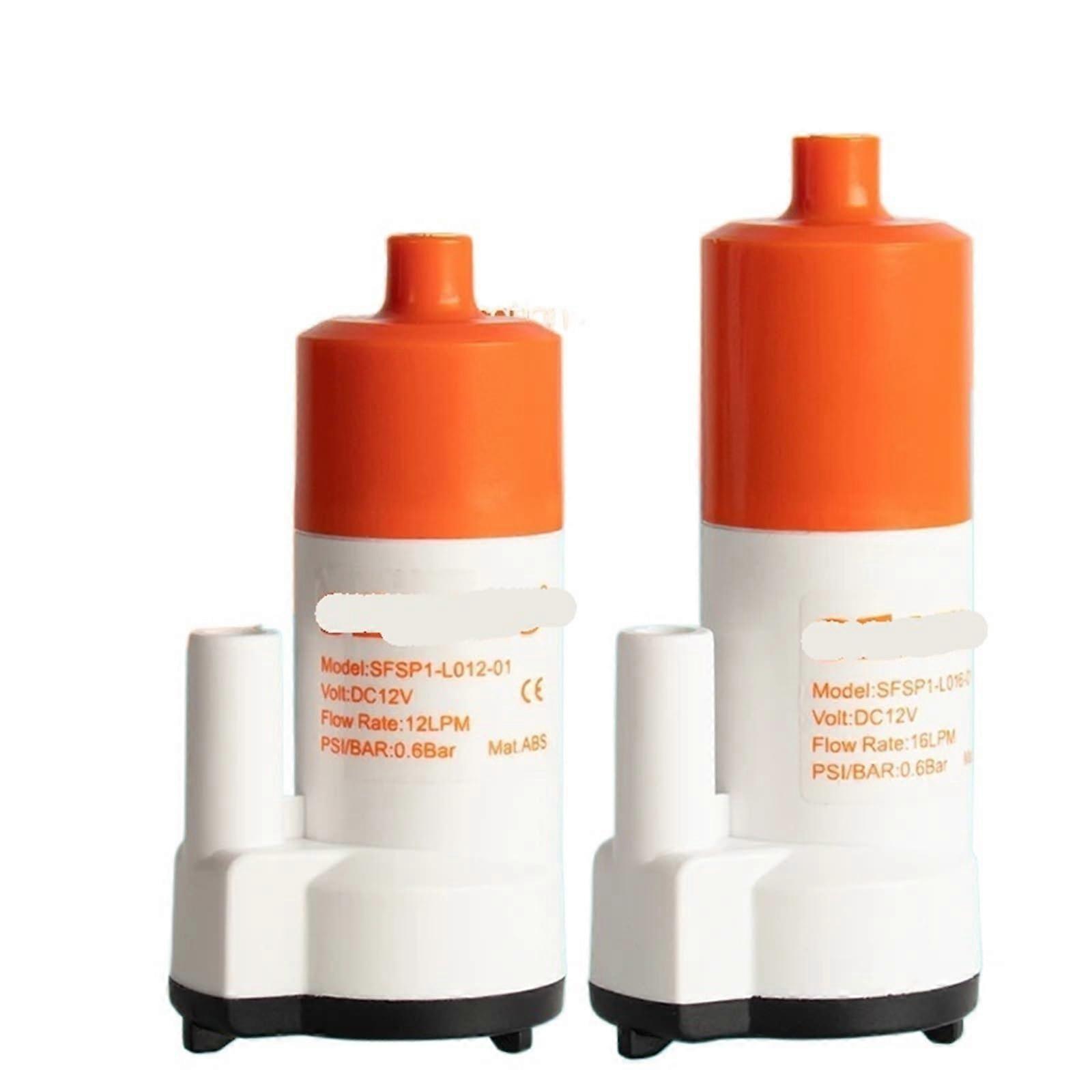 12V DC Micro Submersible Water Pump Efficient Flow Low Noise Food Grade for RV Boat Red