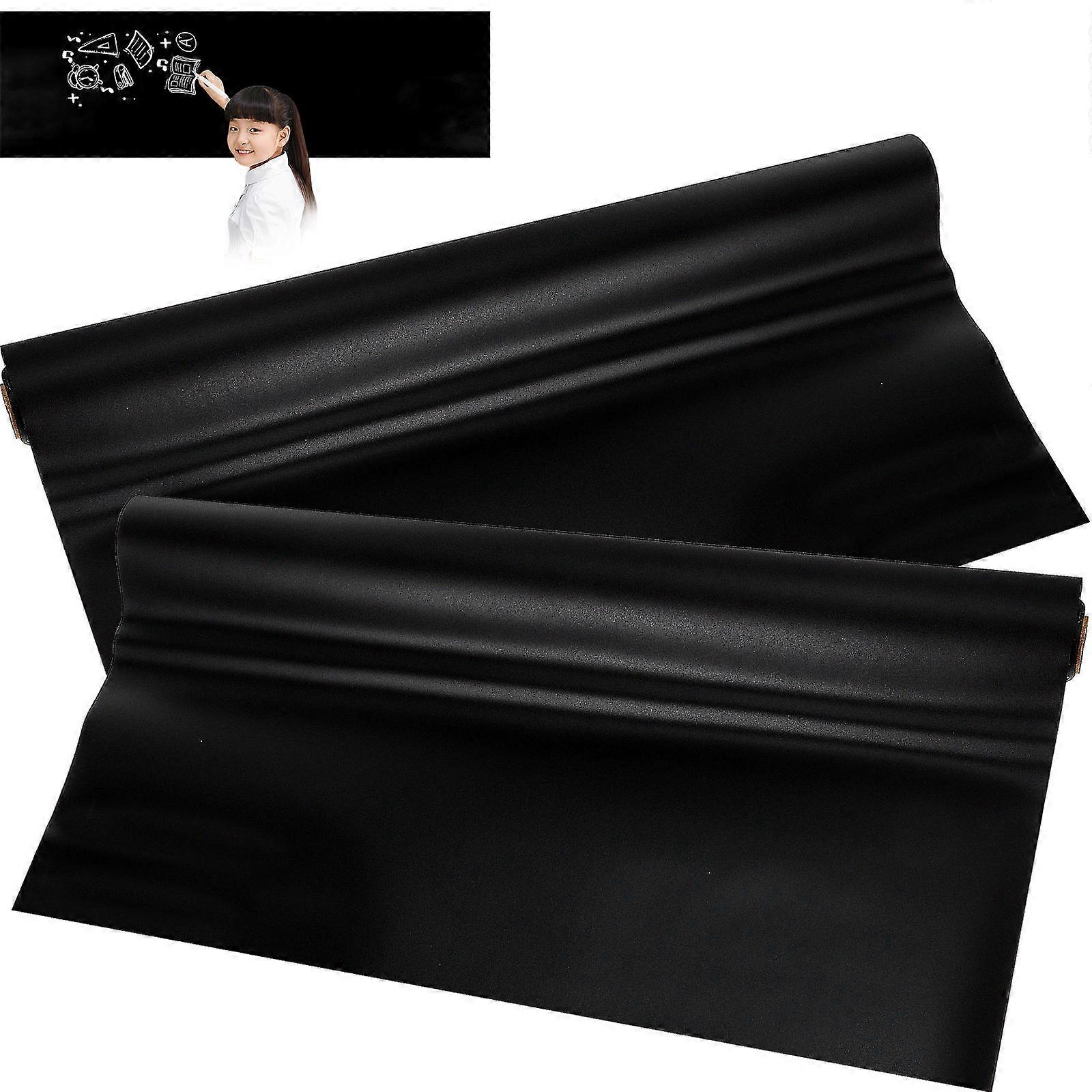 Chalk Board Sticker Self-Adhesive Blackboard Films for Office 6Pcs