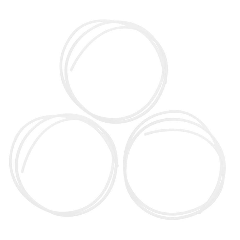 3D Printer Printer Ptfe Tube for Printing Accuracy 3Pcs White Tubes