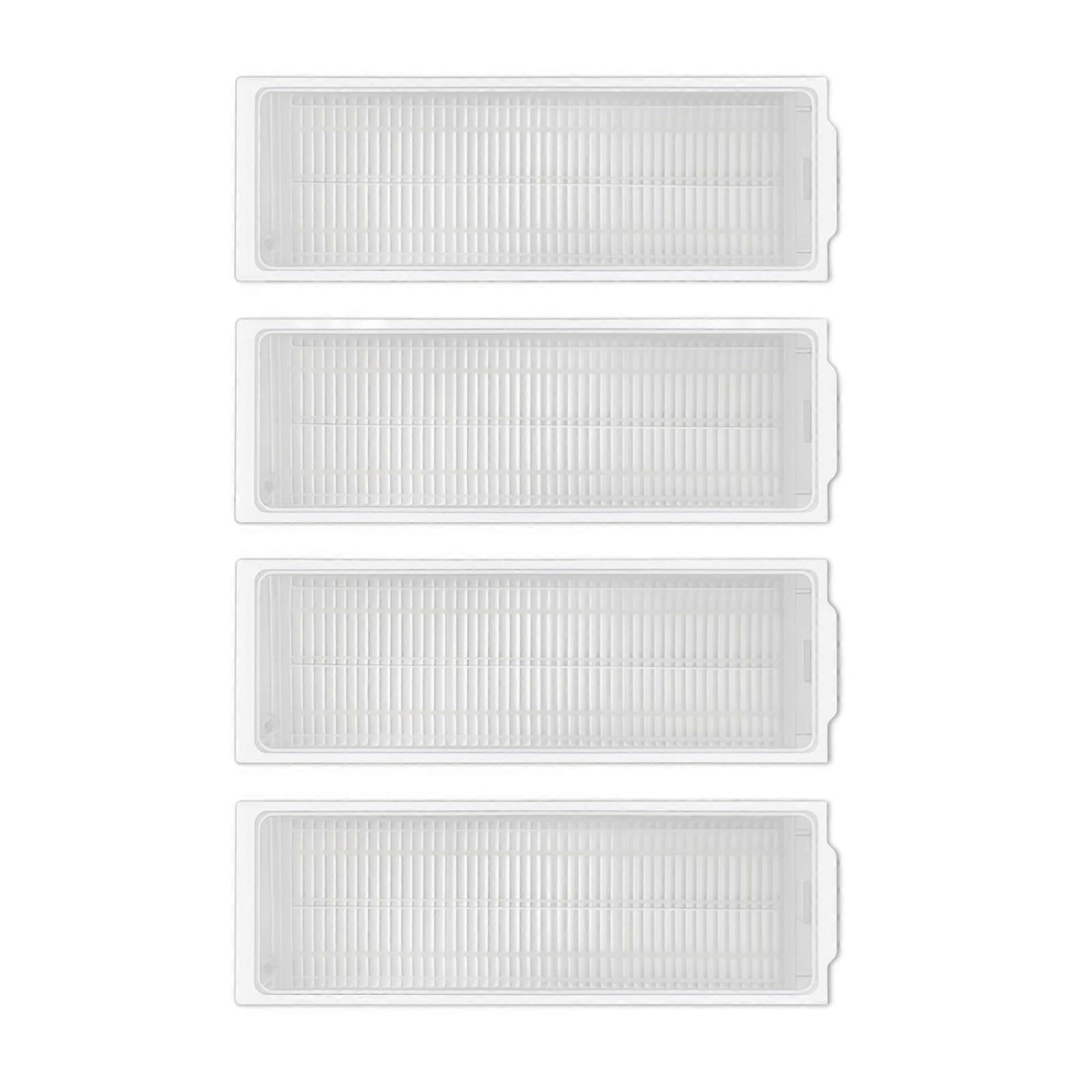 4PCS Robot Vacuum Hepa Filter Replacement for Viomi V2 Max V3 X2, Efficient Particle Filtration