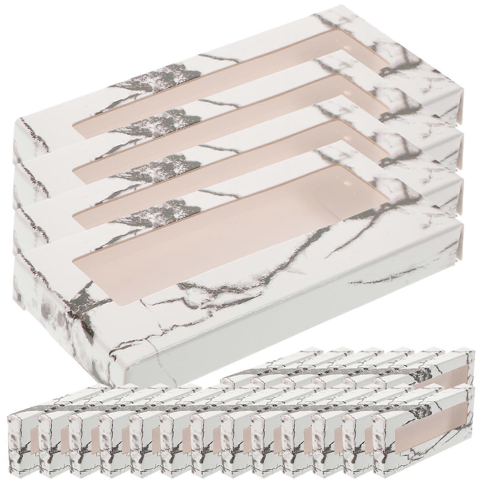 False Eyelash Case Paper Storage Box for Home 30Pcs Makeup Organizer