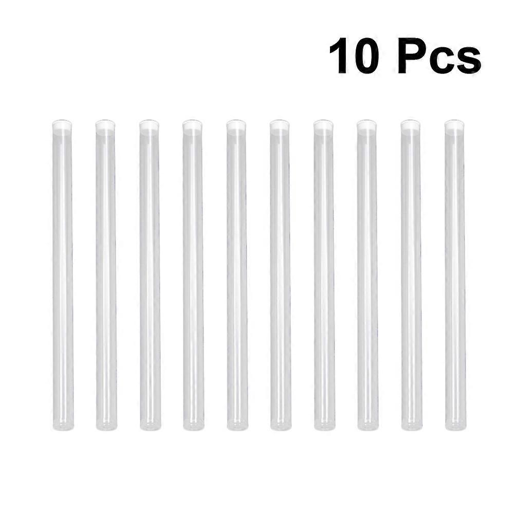 Small Plastic Storage Box Transparent Sewing Needle Box for Long Needle Storage 10Pcs