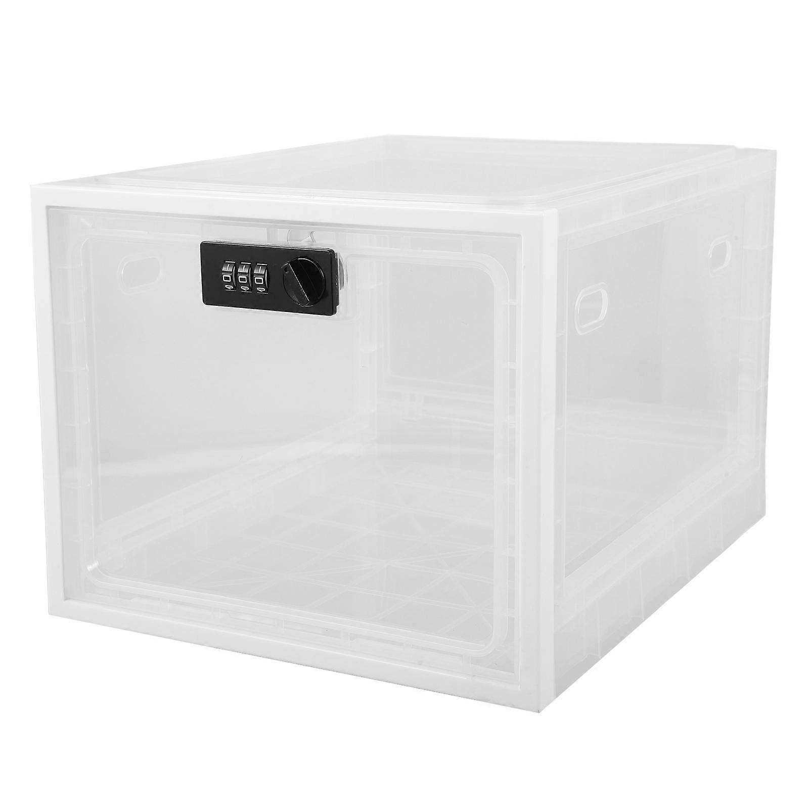 Transparent Lockable Medicine Box Acrylic Medicine Storage Box