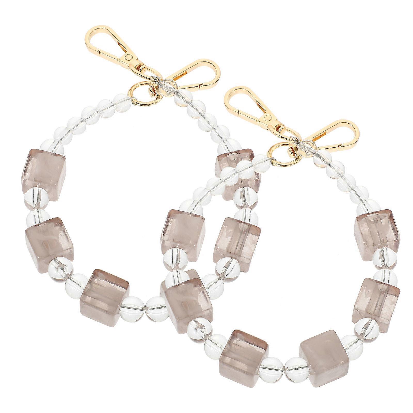 Grey Bag Chain Handbag Chain Strap Replacement for 4Pcs Purse Chains