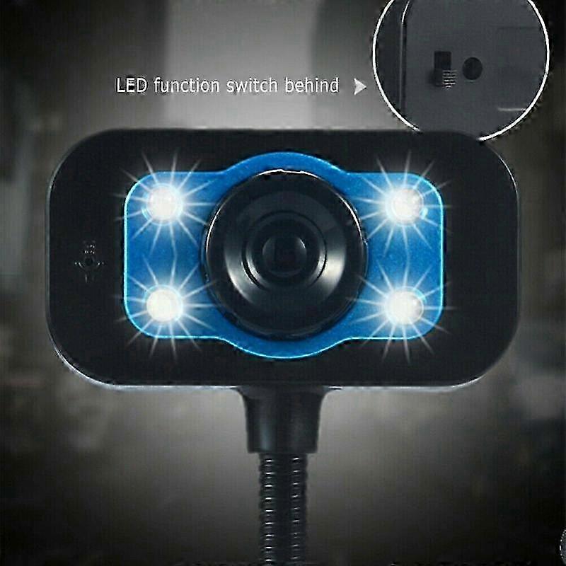 HD USB2.0 Computer Camera Driver-free All-glass Lens Built-in Microphone