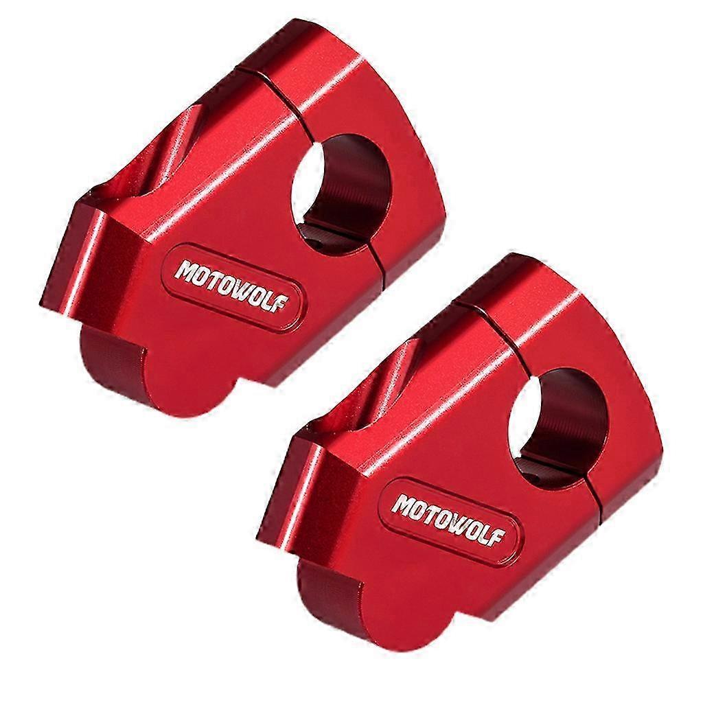 26-27 Motorcycle Handlebar Mount Bracket Clamps Handle Bar Riser Height for 22mm 28mm