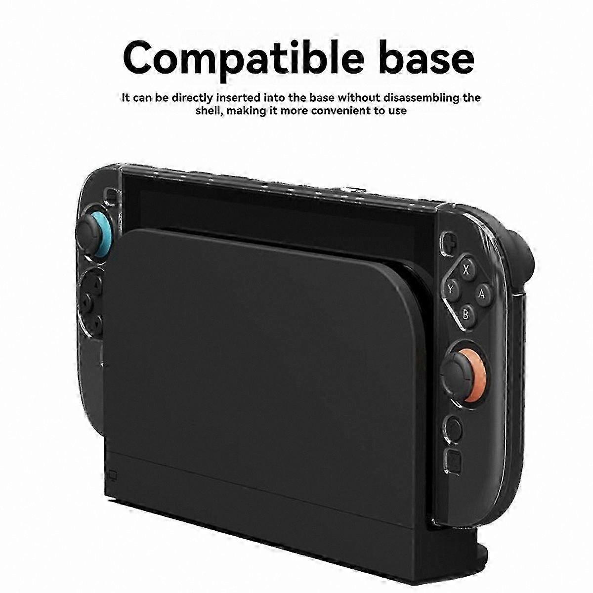 Protective Case with Thumb Grip and D-Pad Button Cap for Switch 2 Console Accessory Set