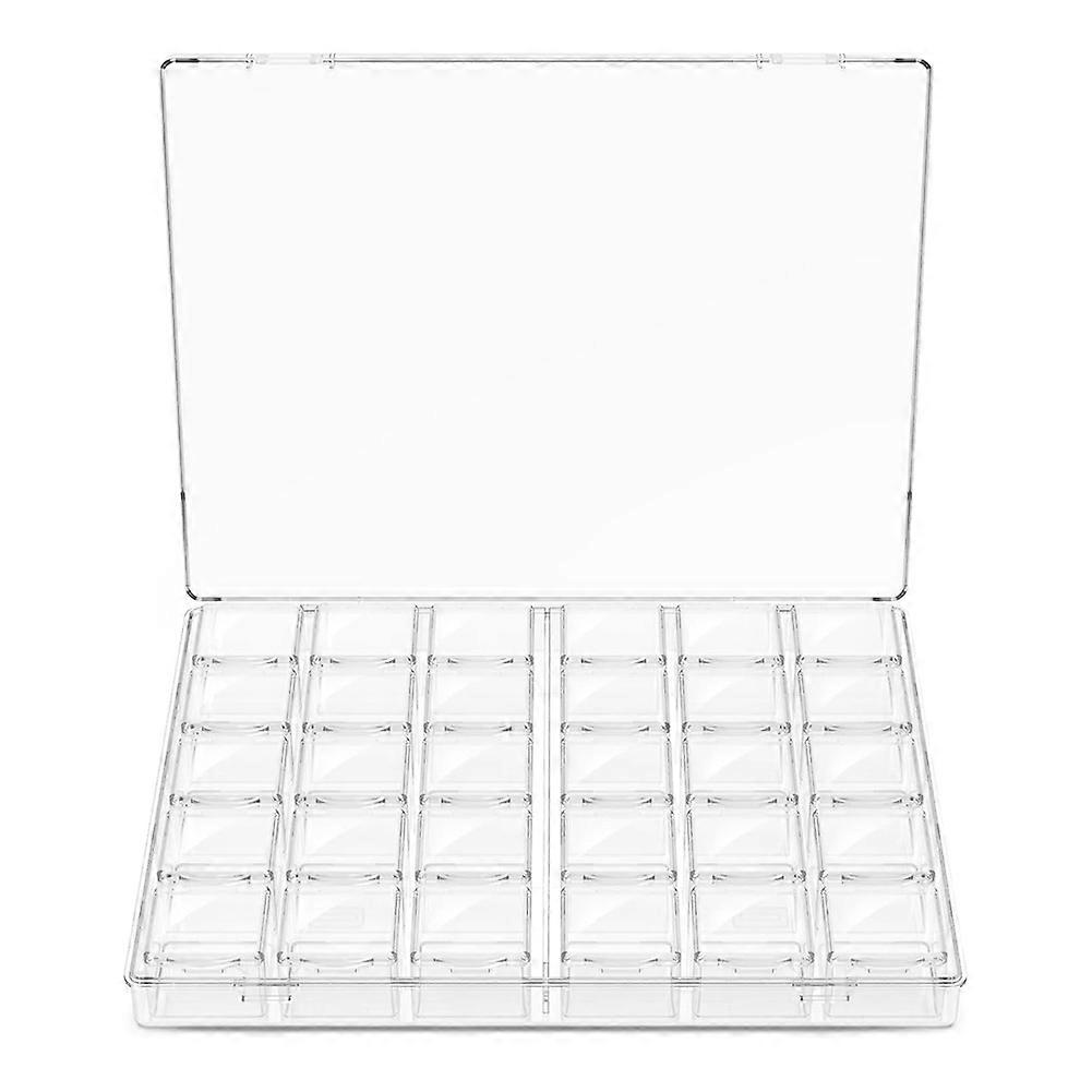 30 Compartment Stackable Storage Boxes with Lids, Mini Containers for Beads, Glitter, Slime, Paint