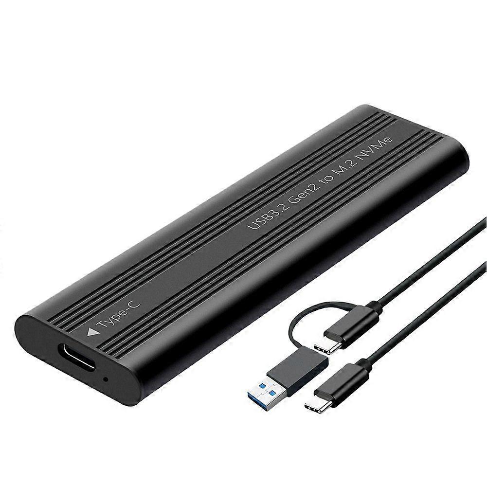 M.2 NVME PCIe SSD Case USB Type C 10Gbps External Enclosure Hard Disk Box for PCI-E M2 SSD Holder