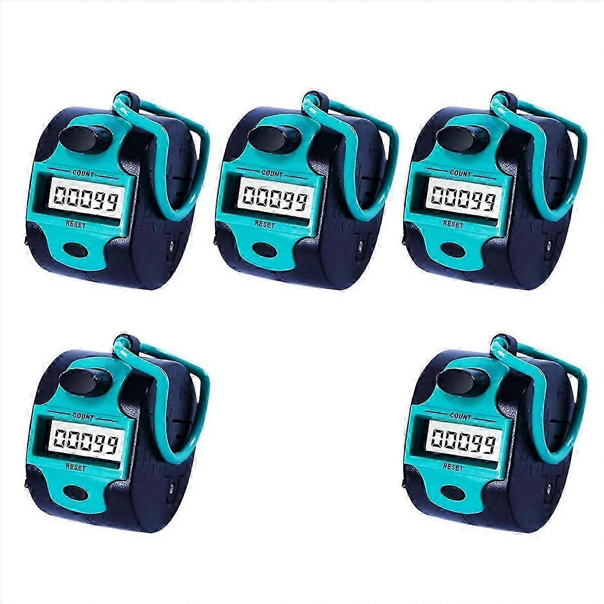 5X Counter Electronic Clicker Manual Digital Counter Finger Ring Mechanical
