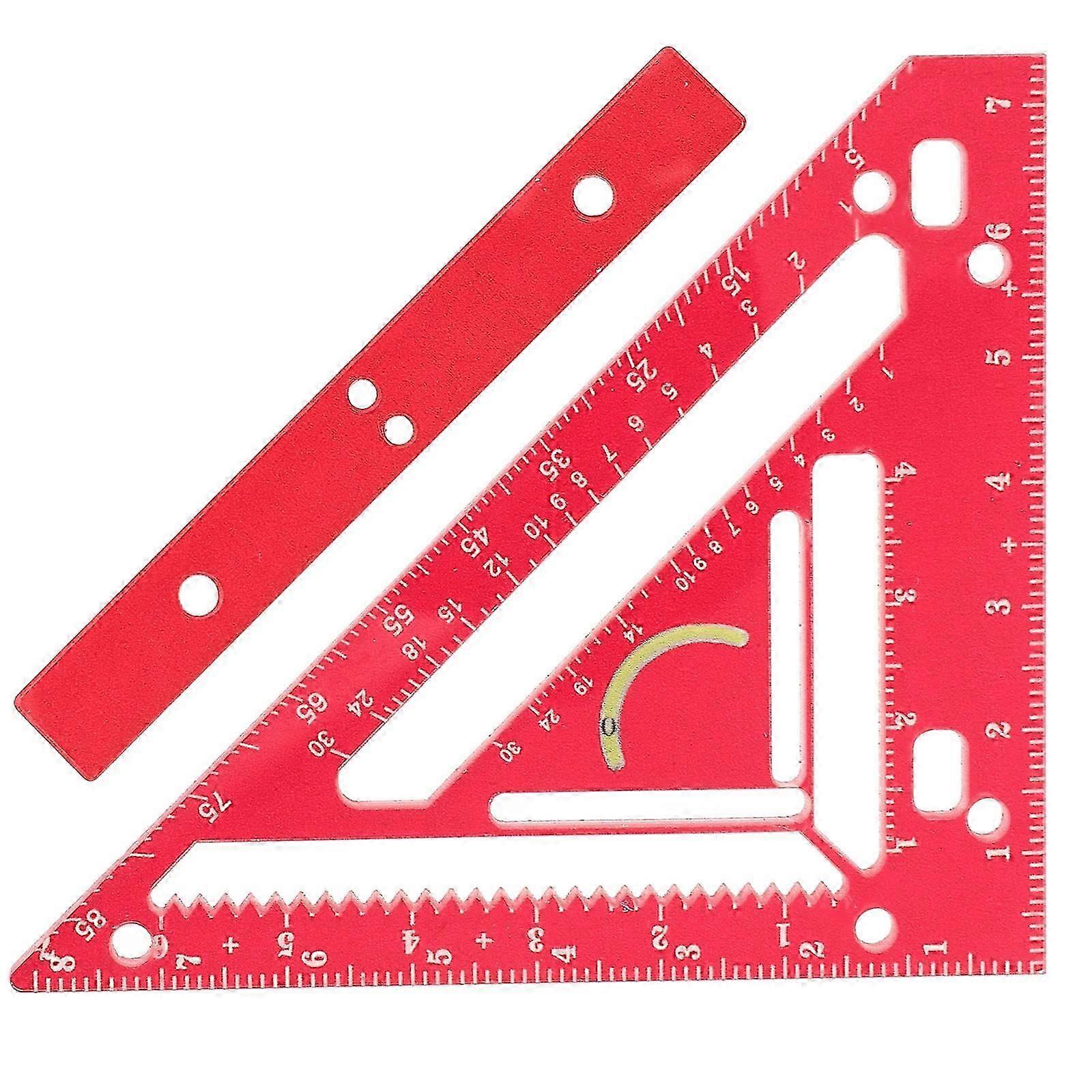Red Rafter Square Woodworking Tool for Precise Measuring 3Sets Pack