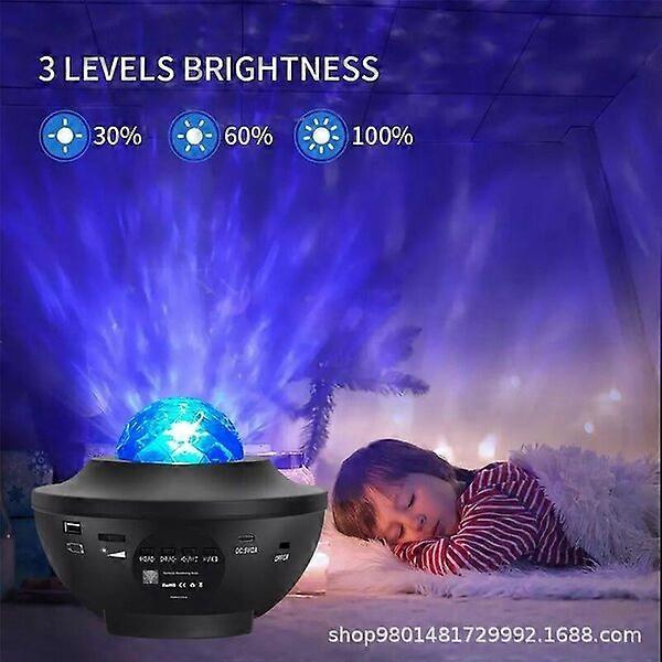 LED Planet Light 8W Laser LED 1-4H Timer 200㎡ Projection Night Light