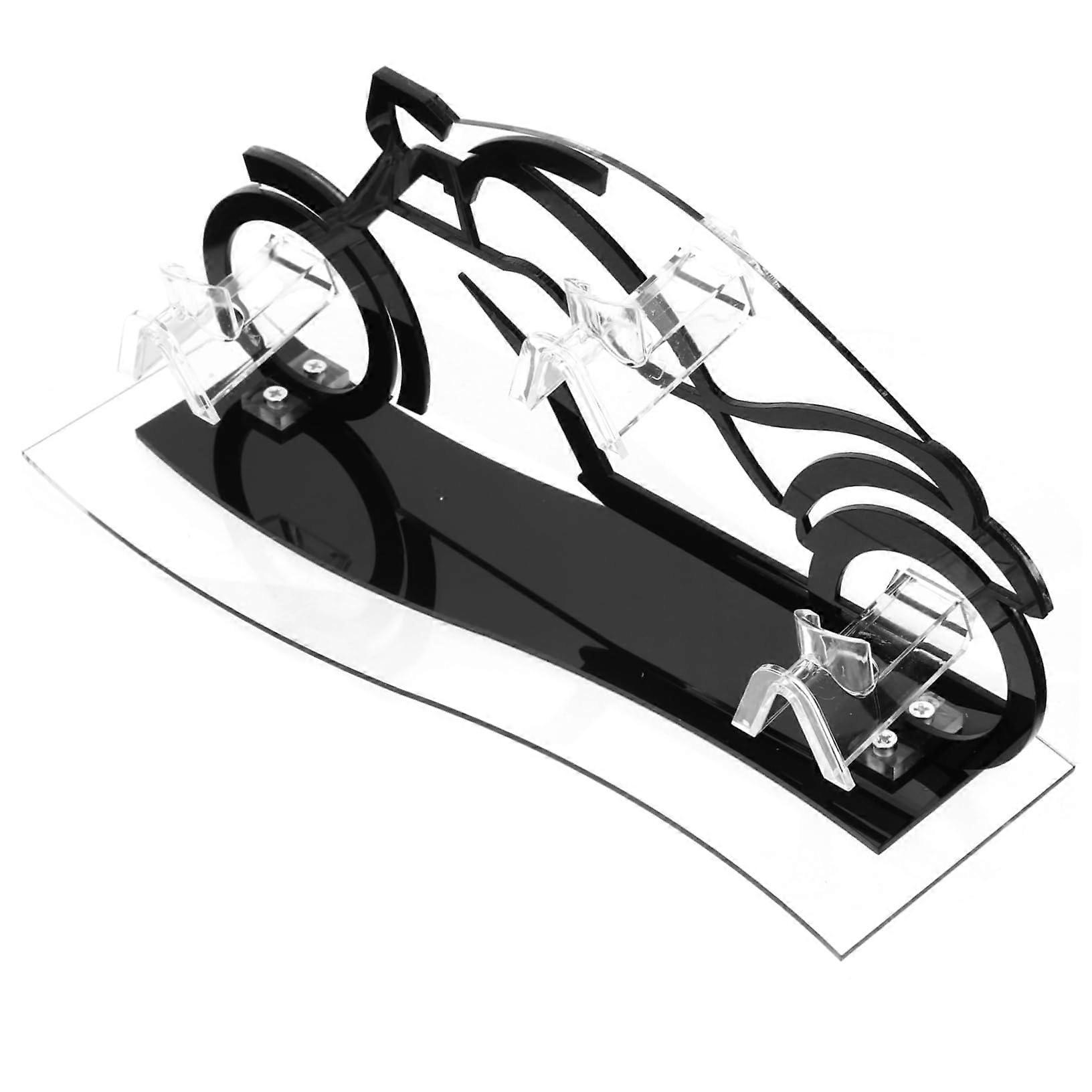 Acrylic Sunglasses Display Stand with Stable AntiSlip Base, Clear MultiTier Eyeglasses Organizer Rack