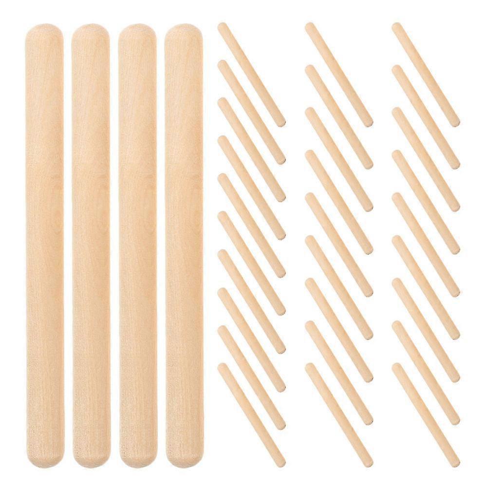 Rhythm Sticks Percussion Musical Instruments for Kids 32Pcs Set
