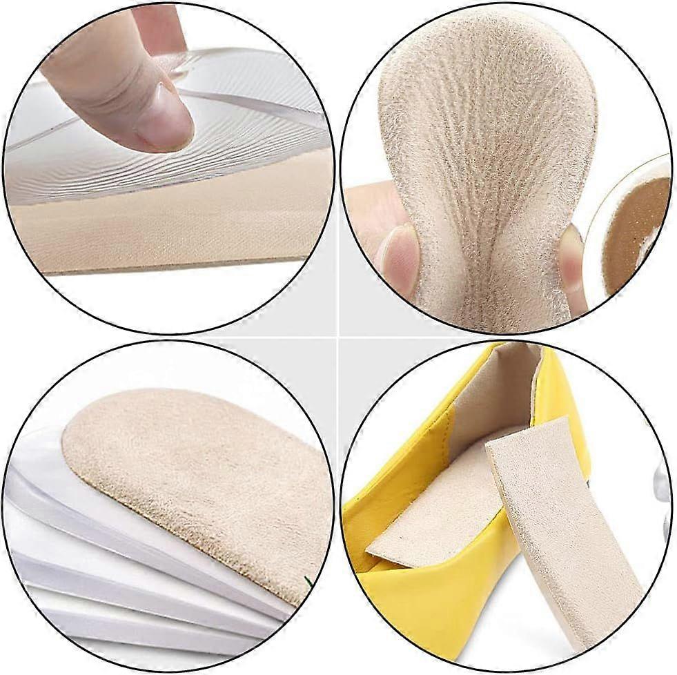 XLLHXF 8pcs Inner Height Increasing Insole Height Increase Inserts Shoe Cushion