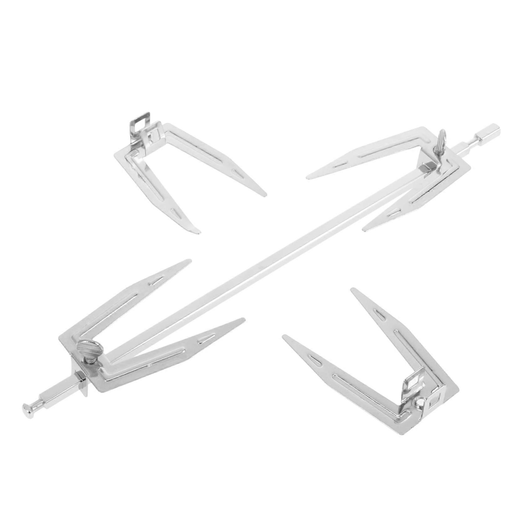 BBQ Meat Fork Set Stainless Steel Roasting Fork for Chicken and Turkey Secure Handling