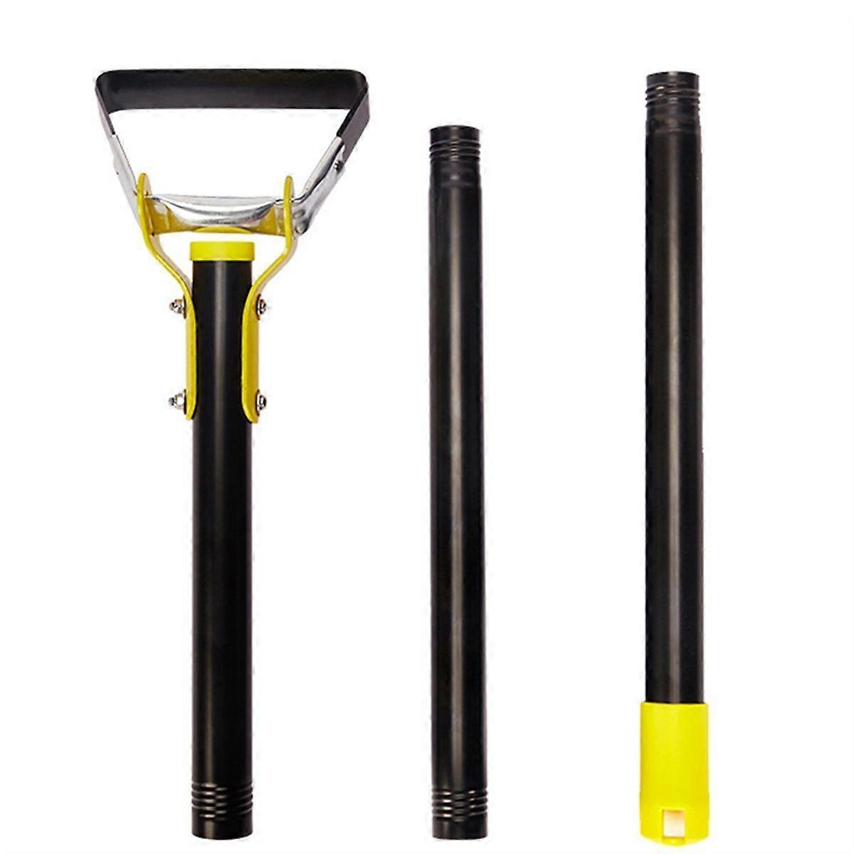 Garden Hoe Tool Stirrup Loop Weeding Tool Triangle Head Weeding Hoe with Long Handle Ergonomic for