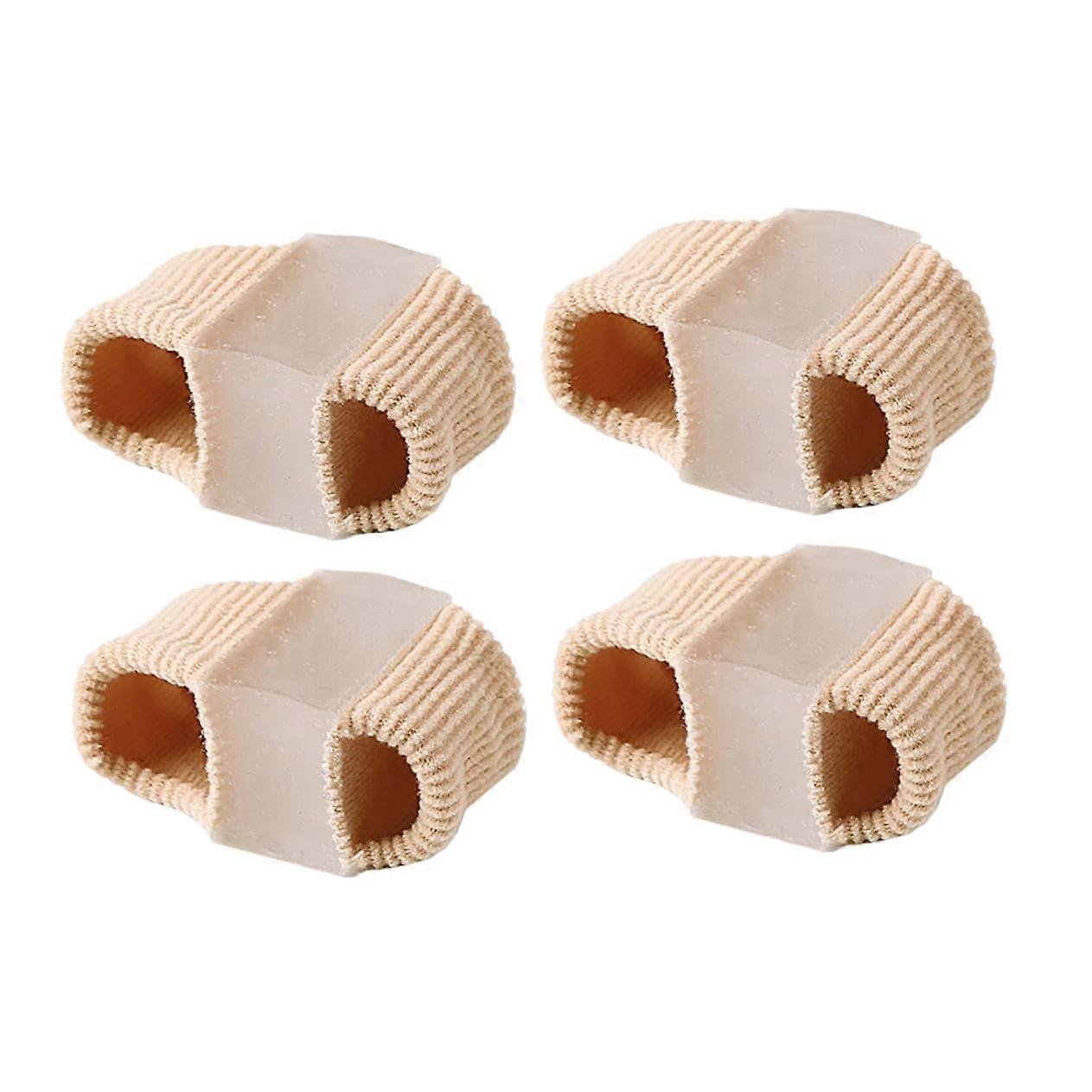 Toe Separators Bunion Corrector Gel Spacers for Overlapping Toes Foot Alignment Support 4 Pcs