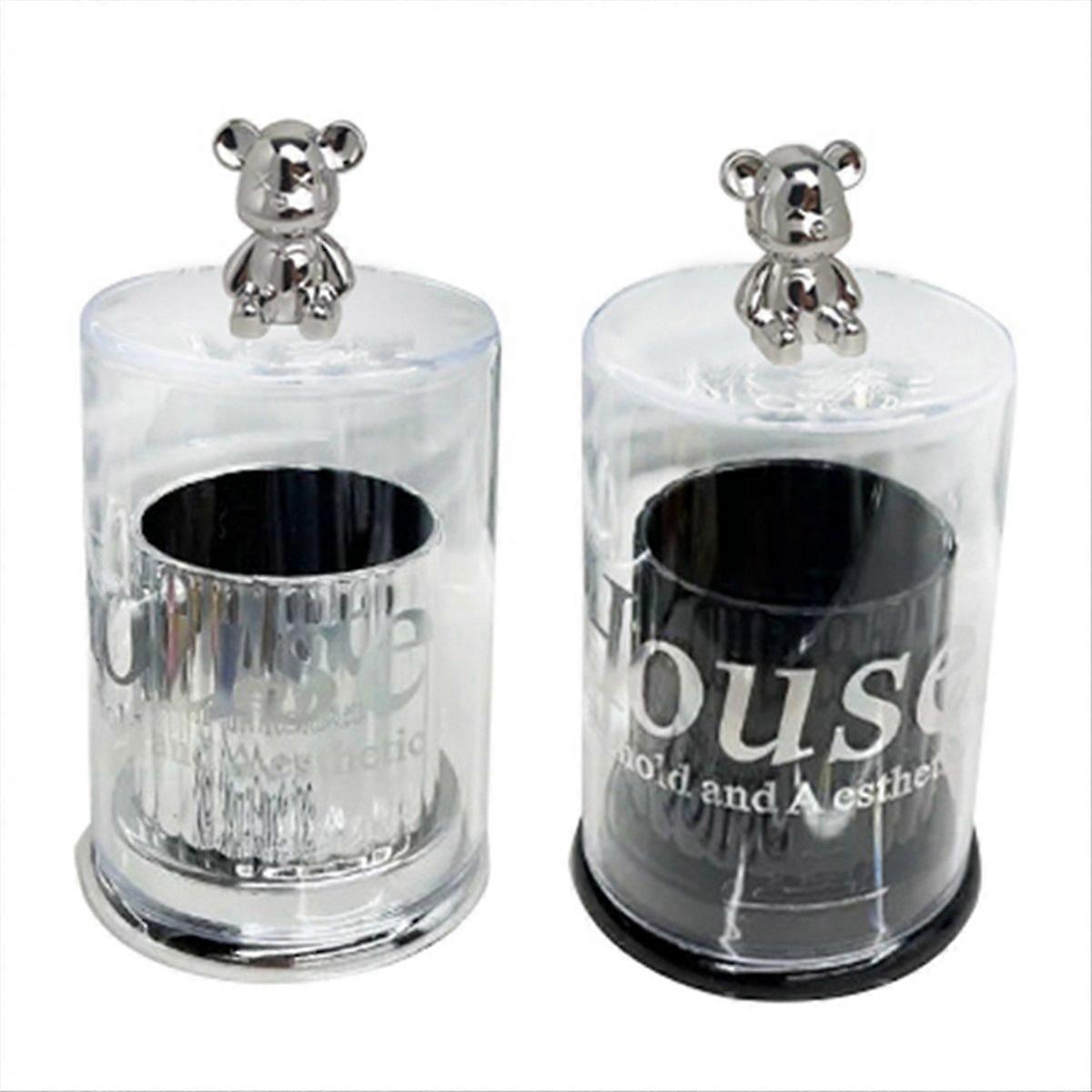 Bear Toothpick Box Cotton Swab Storage Box Kitchen Storage Gadgets