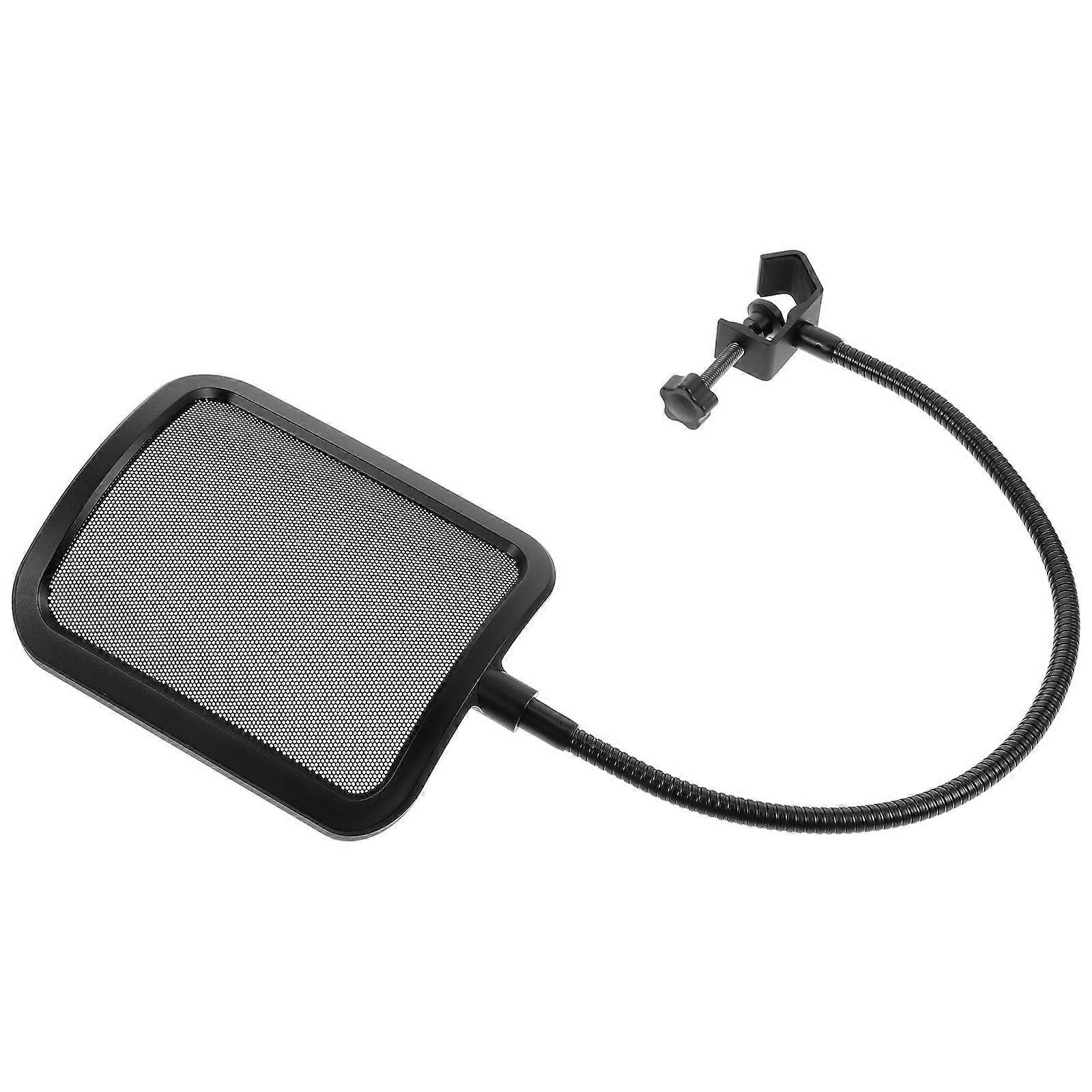 Metal Mic Wind Screen Square Noise Reduction Microphone Cover 1Pcs