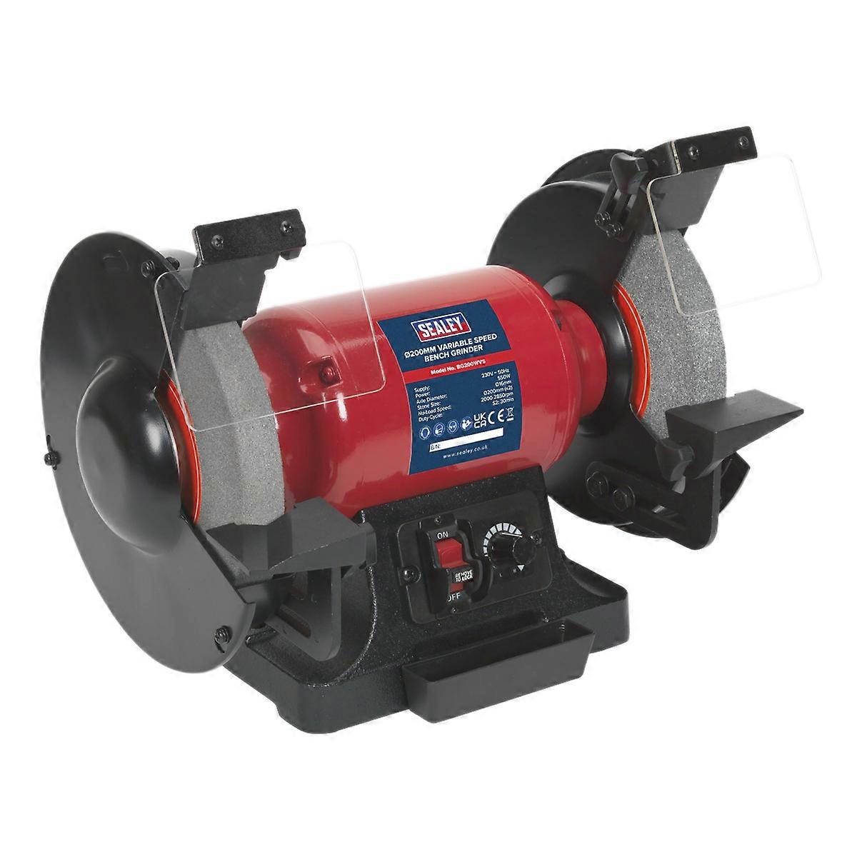 Sealey Bg200Wvs Bench Grinder ?200Mm Variable Speed