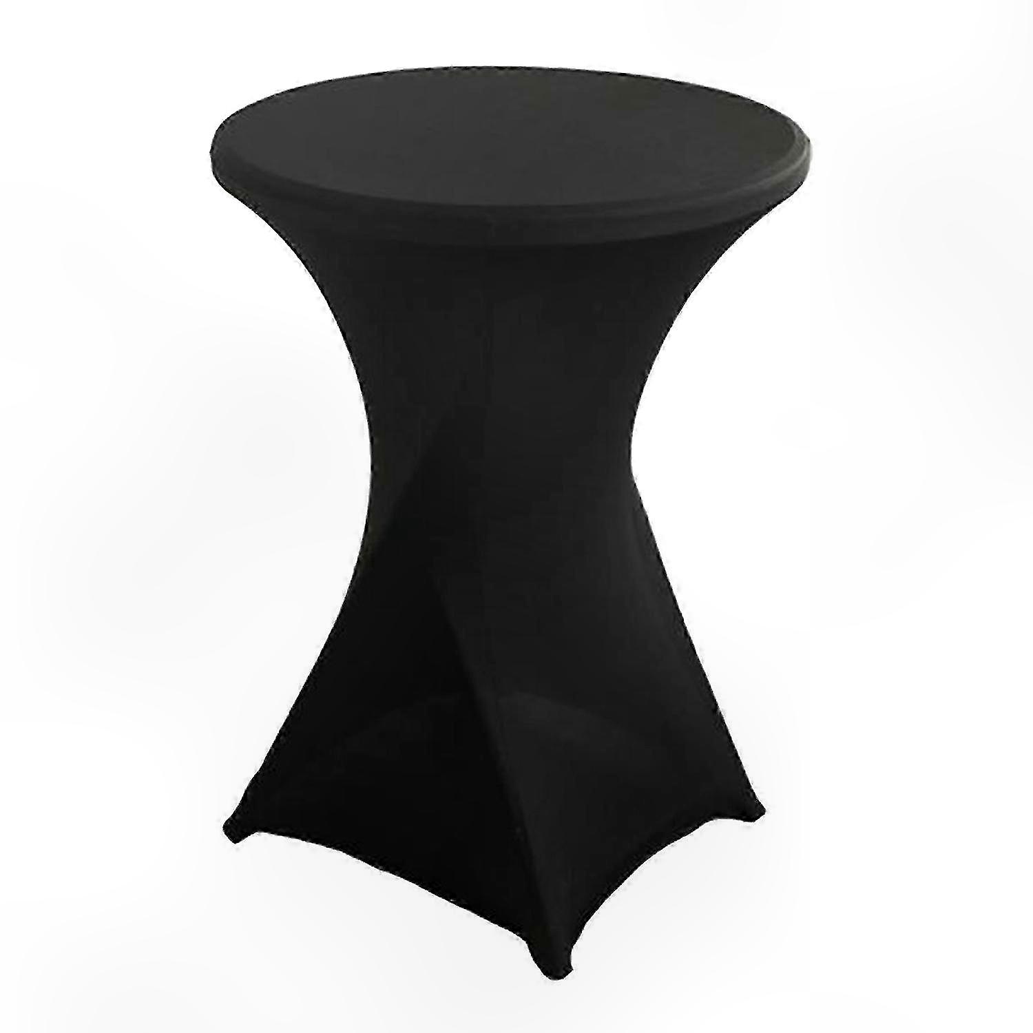 Solid Color Elastic Table Cover Oil-Proof Design Universal Fit Easy to Install