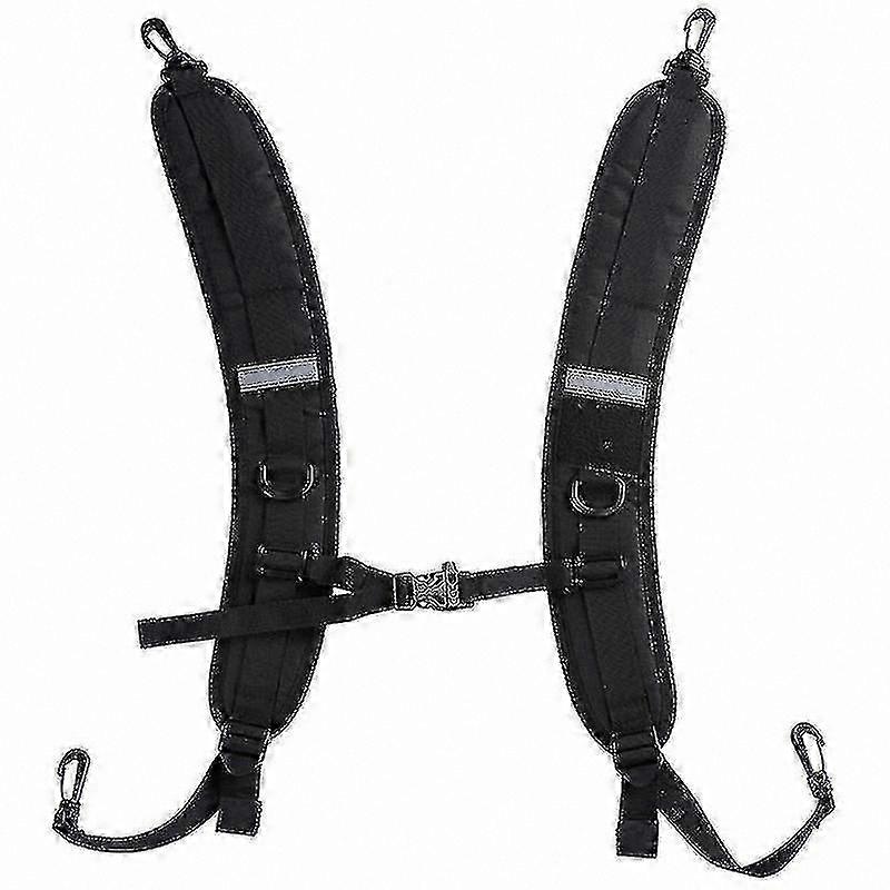 Adjustable Shoulder Straps with Padding for Dry Backpack - Black