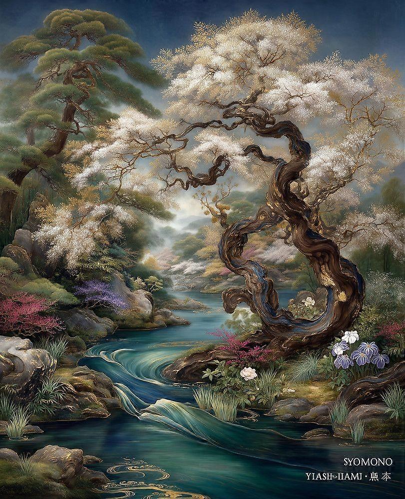 Japonská secesná puzzle V4586