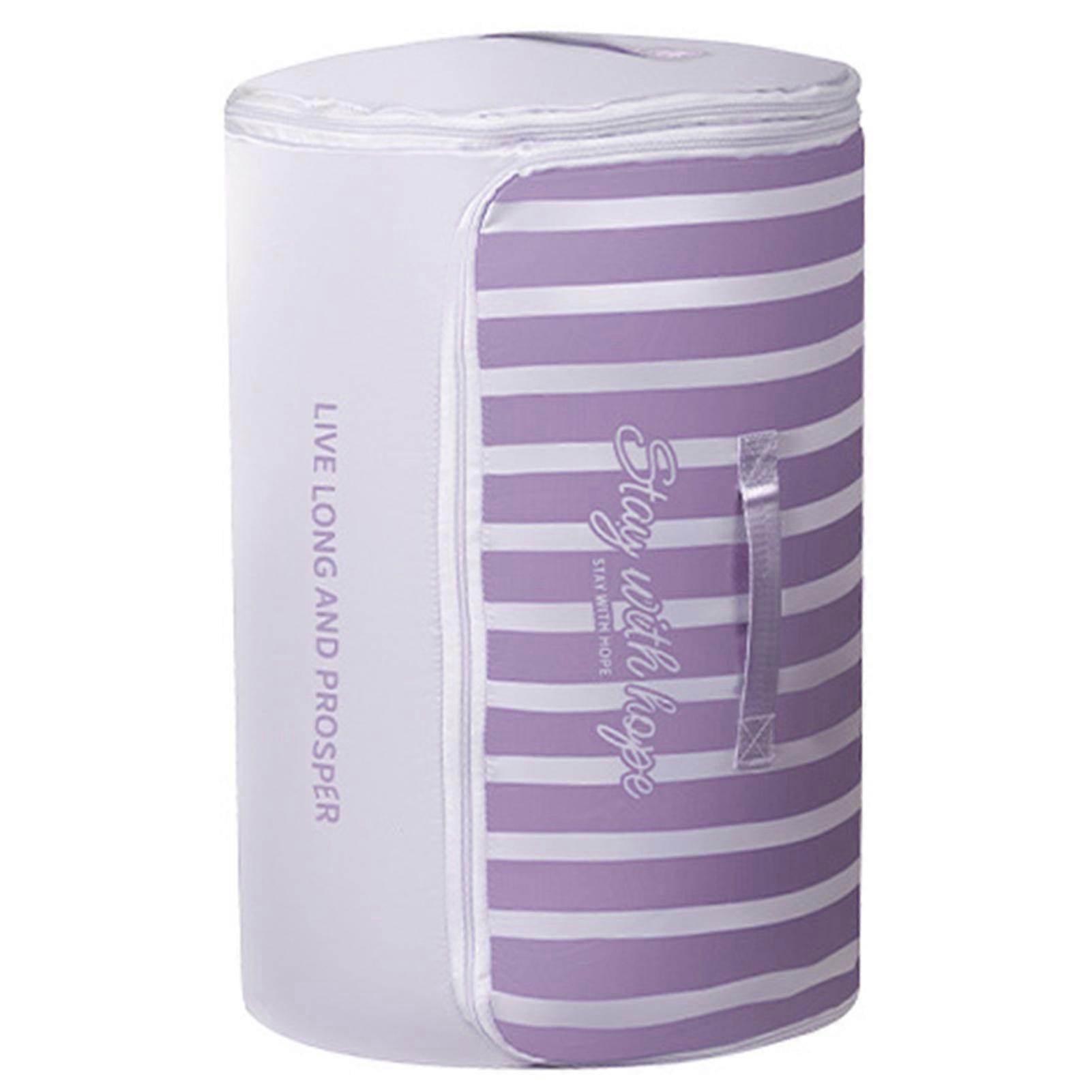Cylindrical comforters storage bag Vertical Design Saves 50% Closet Space Dormitory Space Optimization